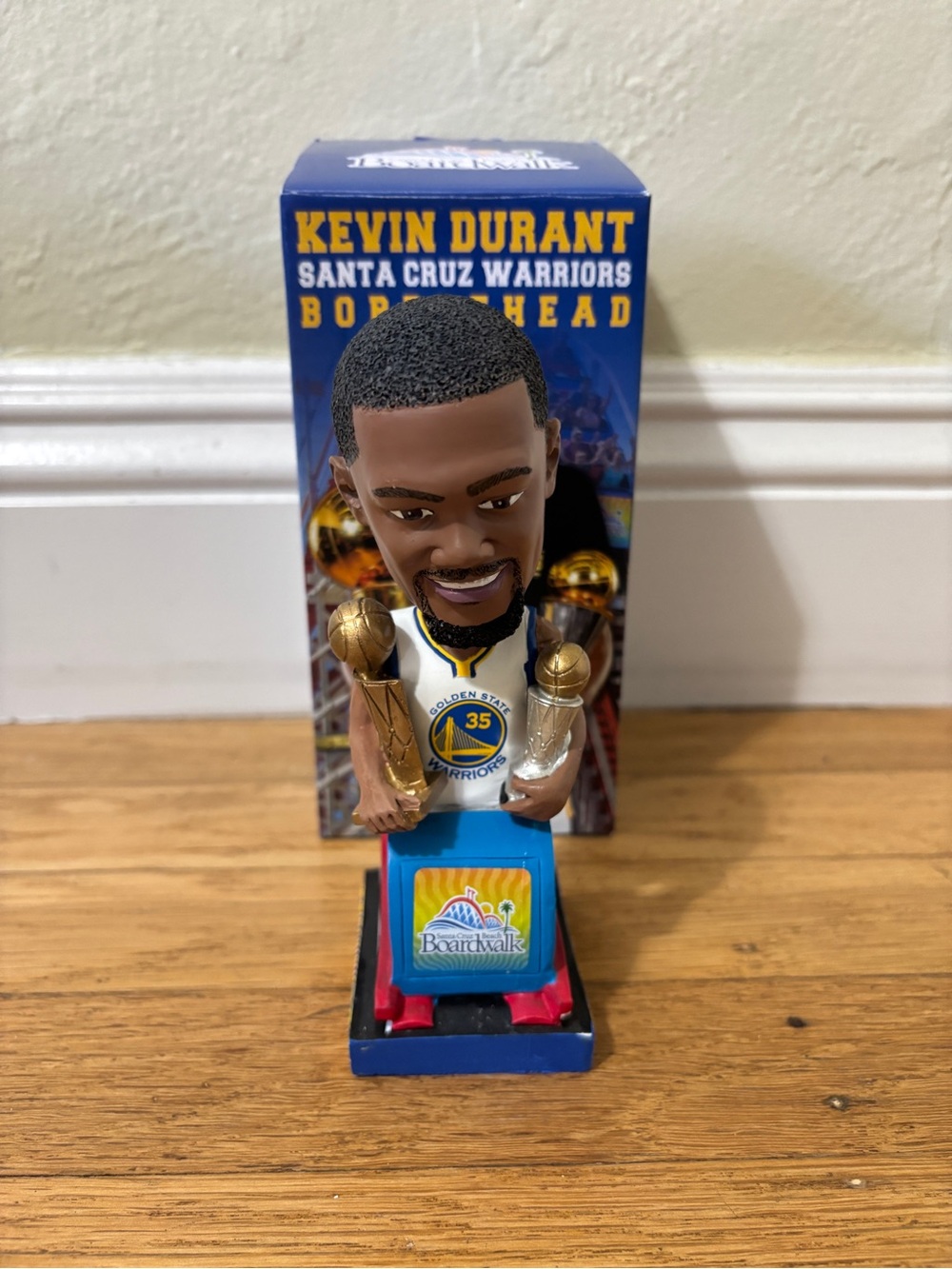 2017 Golden Gate Warriors Kevin Durant Santa Cruz Warriors Bobblehead